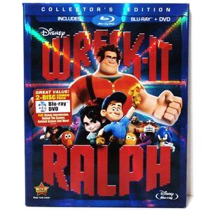 Disney WRECK-IT RALPH Blu-ray + DVD Collector's Edition 2-Disc Set
